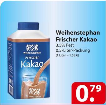 Famila Nord Ost Weihenstephan frischer kakao Angebot