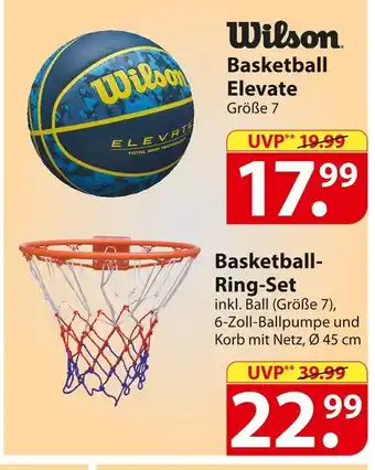 Famila Nord Ost Wilson basketball-elevate oder basketball- ring-set Angebot