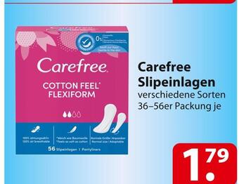 Famila Nord Ost Carefree slipeinlagen Angebot