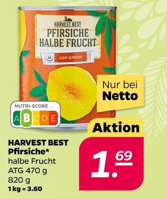 NETTO Harvest best pfirsiche Angebot