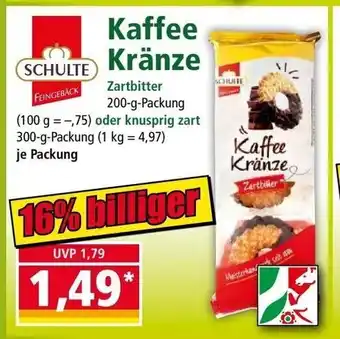 Norma Kaffee Kränze 200 g Angebot