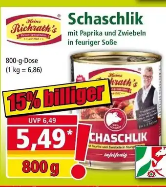 Norma Schaschlik 800 g Dose Angebot