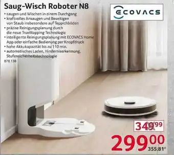 Selgros Ecovacs Saug Wisch Roboter N8 Angebot