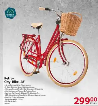 Selgros Retro City-bike, 28'' Angebot