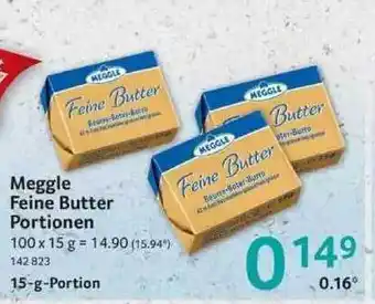 Selgros Meggle Feine Butter Portionen Angebot