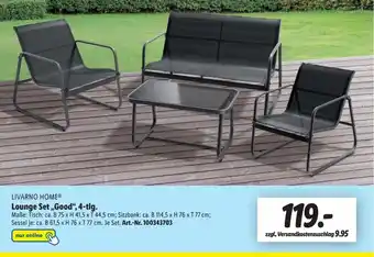 Lidl Livarno Home Loungeset Good Angebot