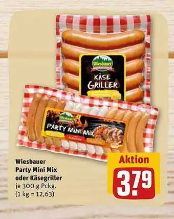 REWE Wiesbauer Party Mini Mix Oder Käsegriller Angebot