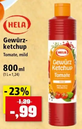 Thomas Philipps Hela Gewürzketchup 800 ml Angebot