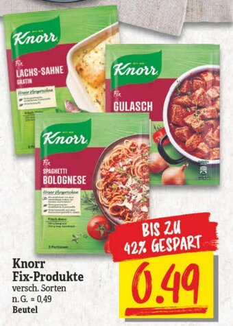 NP Discount Knorr Fix Produkte Angebot