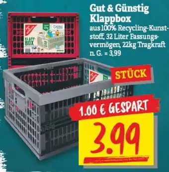 NP Discount Gut & Günstig Klappbox Angebot