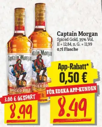 NP Discount Captain Morgan Spiced Gold 0,7L Flasche Angebot