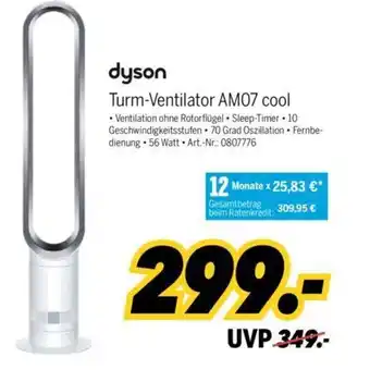 MEDIMAX Dyson Turm-Ventilator AM07 cool Angebot