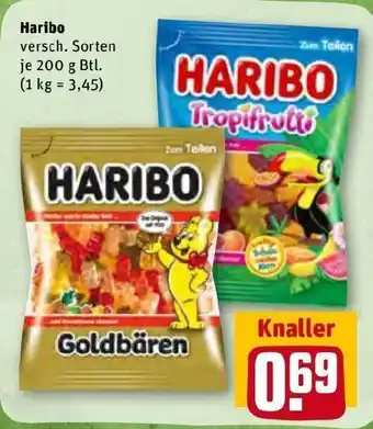 REWE Kaufpark Haribo 200 g Btl. Angebot