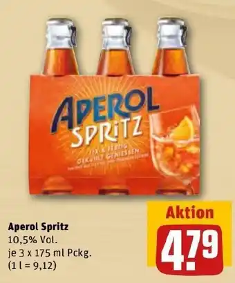 REWE Kaufpark Aperol Spritz 3x175 ml Packung Angebot