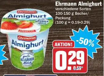 Hit Ehrmann Almighurt 100-150g Angebot