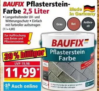 Norma Baufix Pflasterstein Farbe 2,5 Liter Angebot