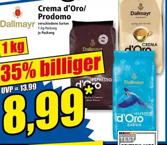 Norma Crema d'Oro/Prodomo Angebot