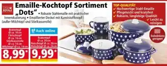 Norma Casa Royale Emaille-Kochtopf Sortiment Dots Angebot