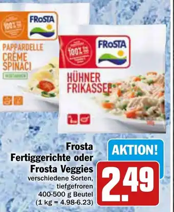 AEZ Frosta Fertiggerichte oder Frosta Veggies 400 - 500 g Beutel Angebot