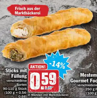 Hit Sticks mit Füllung 90-110g Angebot