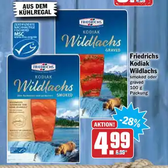 Hit Friedrichs Kodiak Wildlachs 100g Angebot