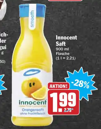 Hit Innocent Saft 900ml Angebot