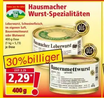 Norma Hausmacher Wurst-Spezialitaten 400g Angebot