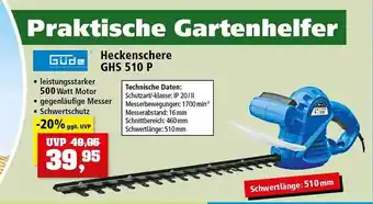 Thomas Philipps Güde Heckenschere Ghs 510 P Angebot