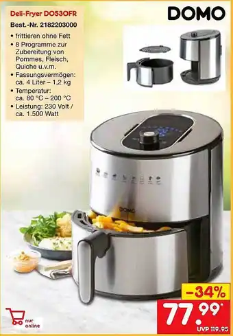 Netto Marken-Discount Deli-fryer Do530fr Angebot