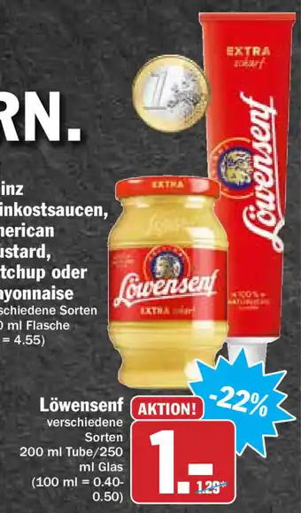 Hit Löwensenf 200ml/250ml Angebot