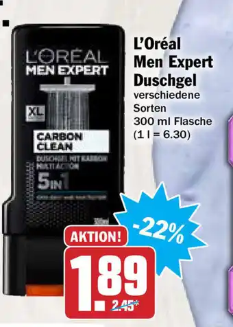 Hit L'Oréal Men Expert Duschgel 300ml Angebot