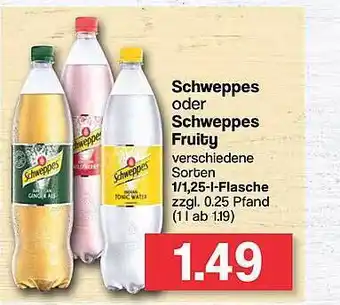 Famila Nord West Schweppes Oder Schweppes Fruity Angebot