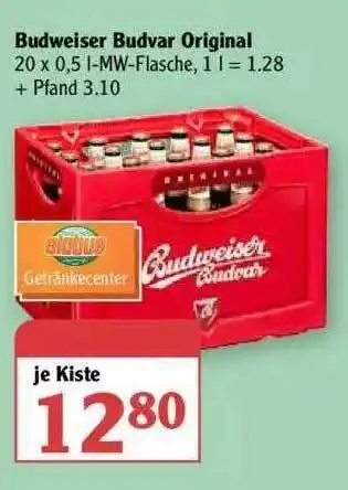 Globus Budweiser Budvar Original Angebot