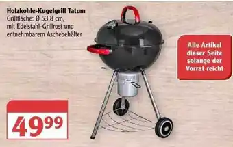 Globus Holzkohle-kugelgrill Tatum Angebot