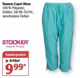 Globus Stooker Damen-capri-hose Angebot