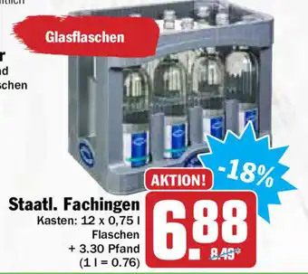 Hit Staatl. Fachingen 12 x 0,75L Angebot