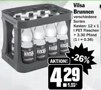 Hit Vilsa Brunnen 12 x 1L Angebot