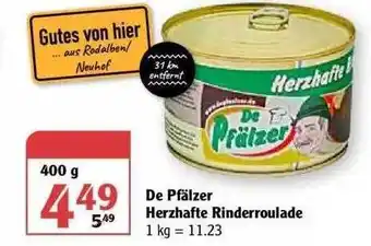 Globus De Pfälzer Herzhafte Rinderroulade Angebot