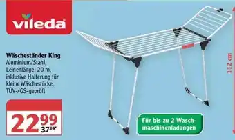 Globus Vileda Wäscheständer King Angebot