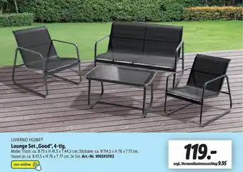 Lidl Livarno Home Lounge Set „good“, 4-tlg Angebot