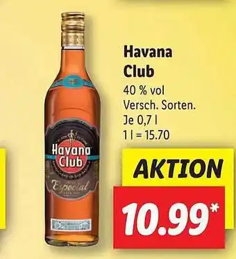 Lidl Havana Club Angebot