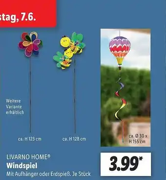 Lidl Livarno Home Windspiel Angebot