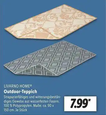 Lidl Livarno Home Outdoor-teppich Angebot