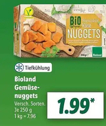 Lidl Bioland Gemüse-nuggets Angebot