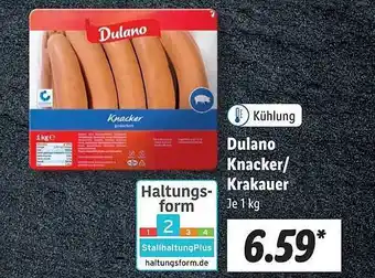 Lidl Dulano Knacker Krakauer Angebot