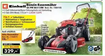 Norma24 Einhell Benzinrasenmäher Angebot