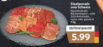 Combi Steakparade vom Schwein 1kg Angebot