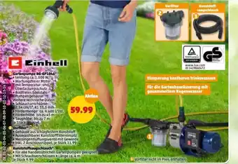 PENNY Einhell Gartenpumpe Bg-gp1046 Angebot