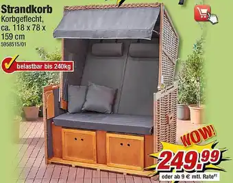 Poco Strandkorb Angebot