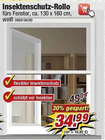 Poco Lnsektenschutz Rollo Angebot